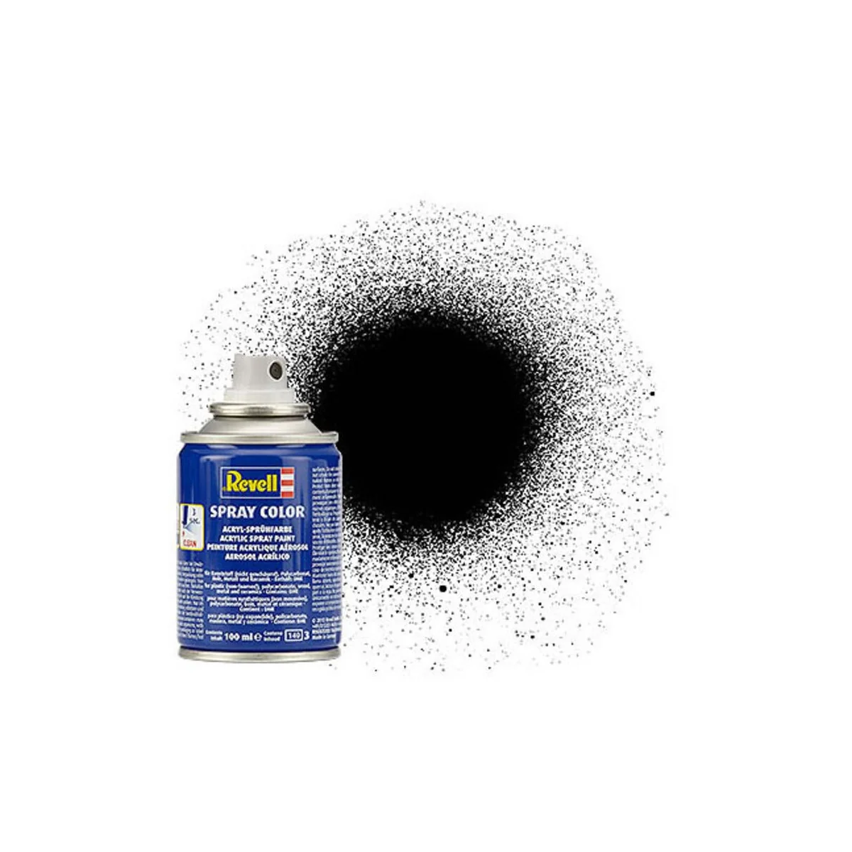 Spray schwarz, seidenmatt - Revell 34302