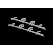 Yak-9T exhaust stacks PRINT for ICM, 1/32 - Eduard Accessories 632182