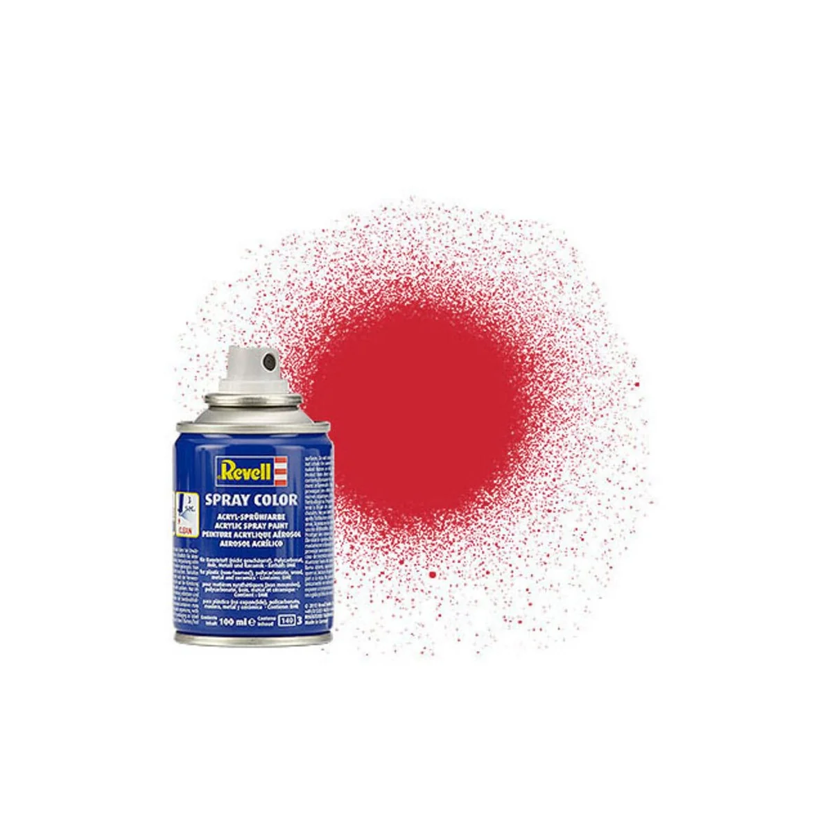 Spray feuerrot, seidenmatt - Revell 34330