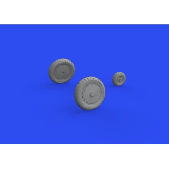 Bf 109G-4 wheels for REVELL, 1/32 - Eduard Accessories 632183