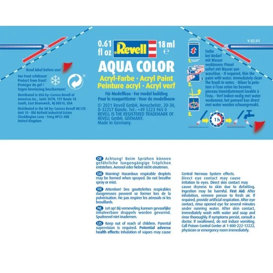 Aqua ziegelrot, matt - Revell 36137