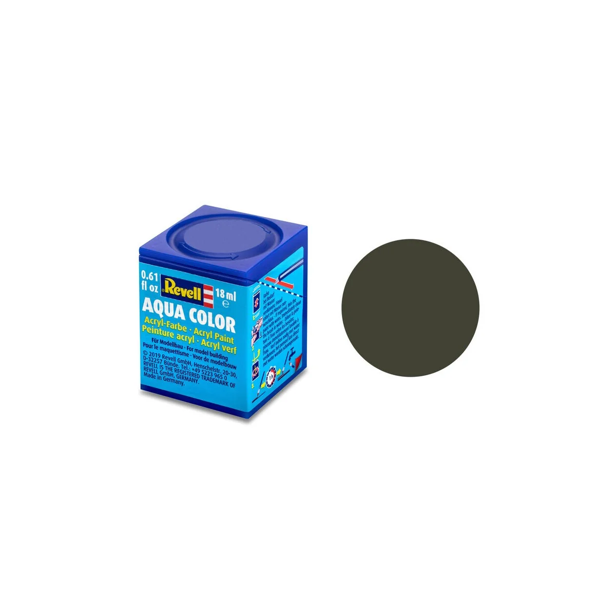 Aqua gelb-oliv, matt - Revell 36142