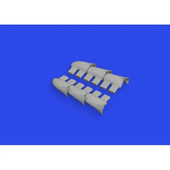 Hurricane Mk.II exhaust fishtail PRINT 1/32 REVELL - Eduard Accesso...