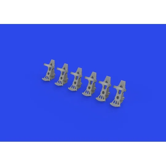 Luftwaffe rudder pedals PRINT, 1/32 - Eduard Accessories 632191