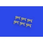 Luftwaffe rudder pedals PRINT 1/32 - Eduard Accessories 632191