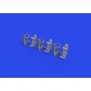 Luftwaffe rudder pedals PRINT, 1/32 - Eduard Accessories 632191