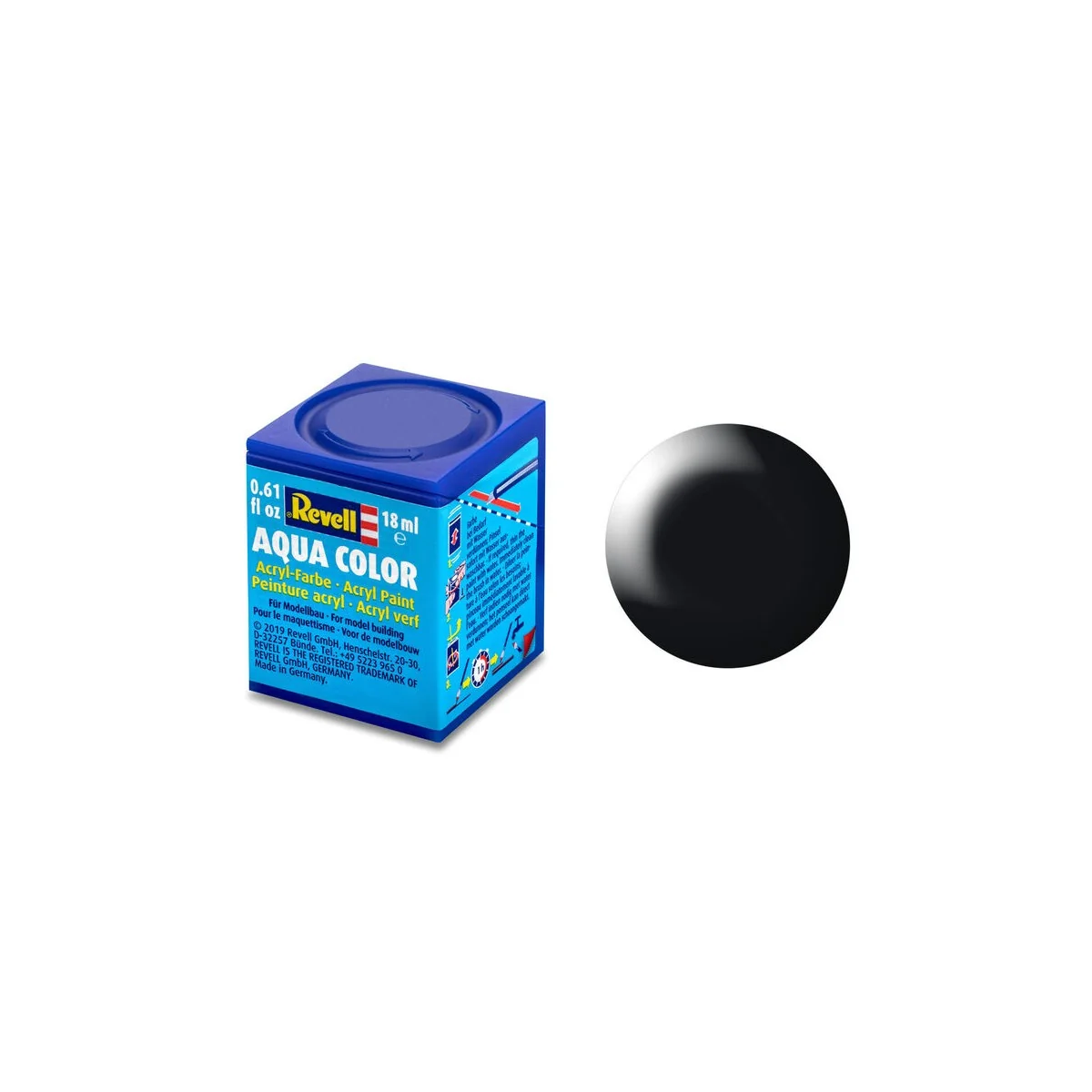 Aqua schwarz, seidenmatt - Revell 36302