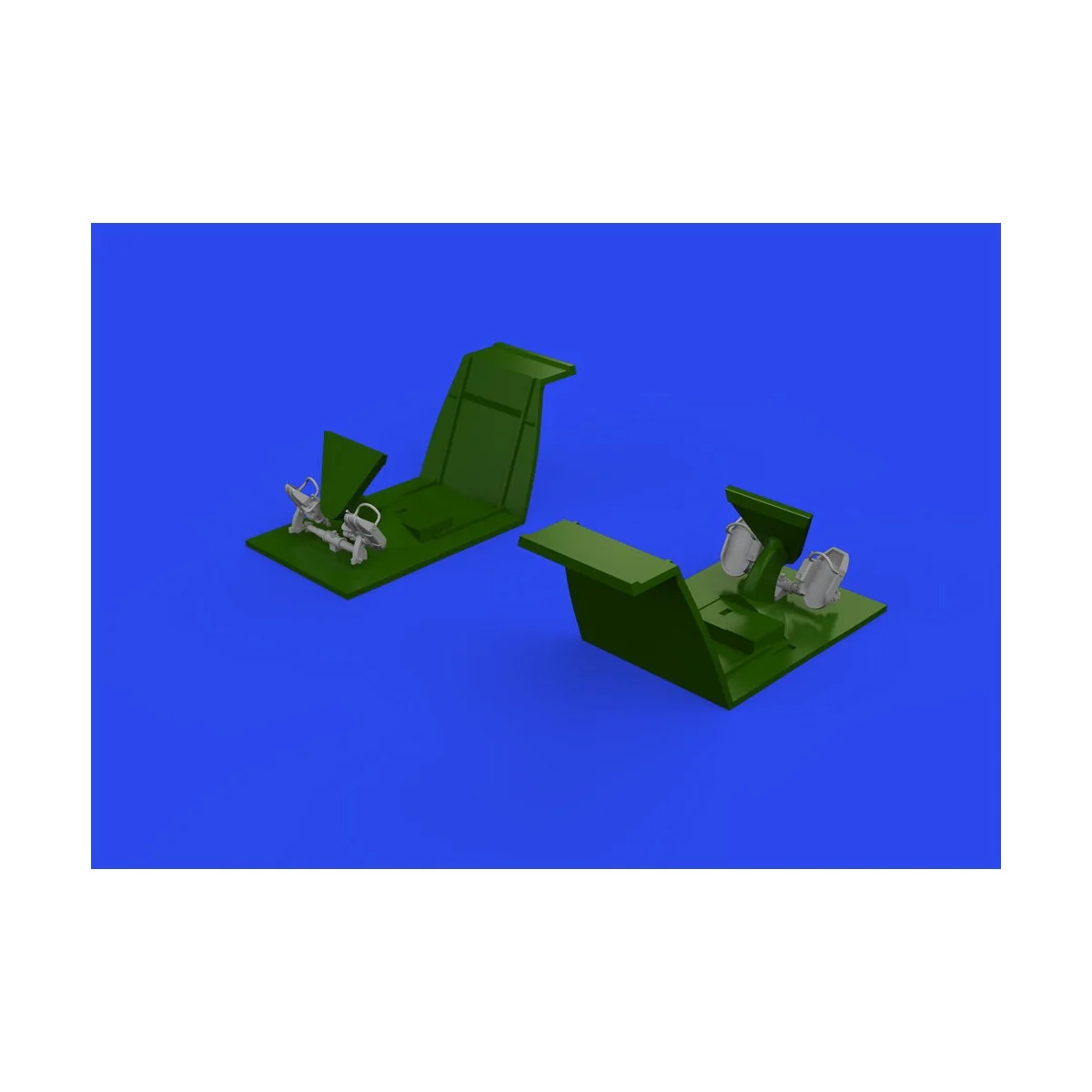 Bf 109E rudder pedals early PRINT, 1/32 - Eduard Accessories 632192