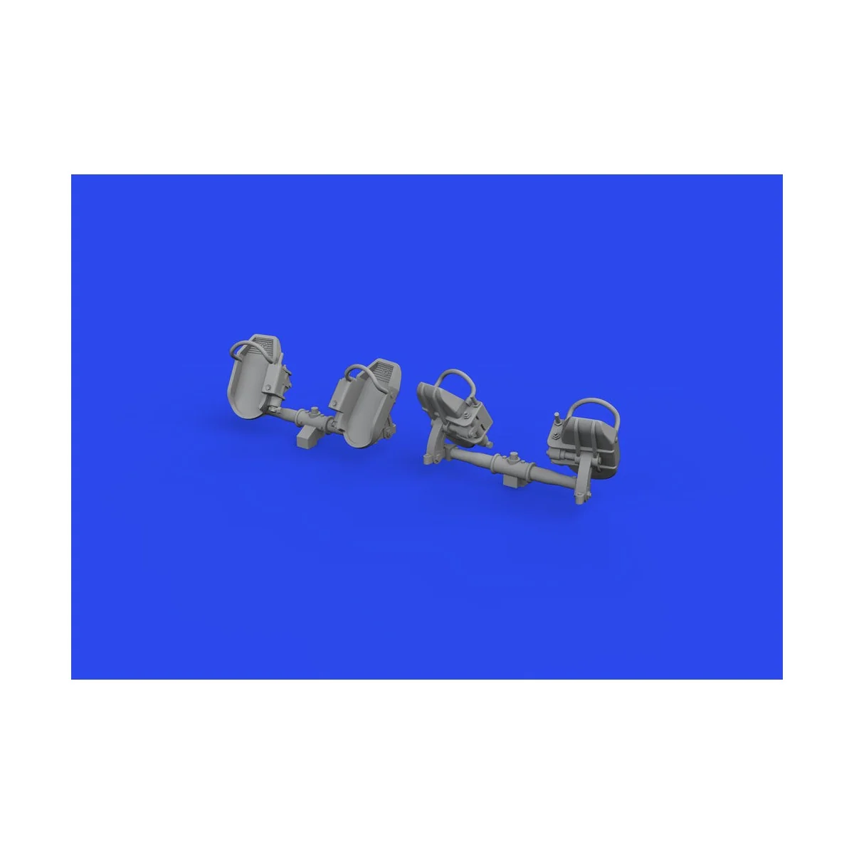 Bf 109E rudder pedals early PRINT, 1/32 - Eduard Accessories 632192