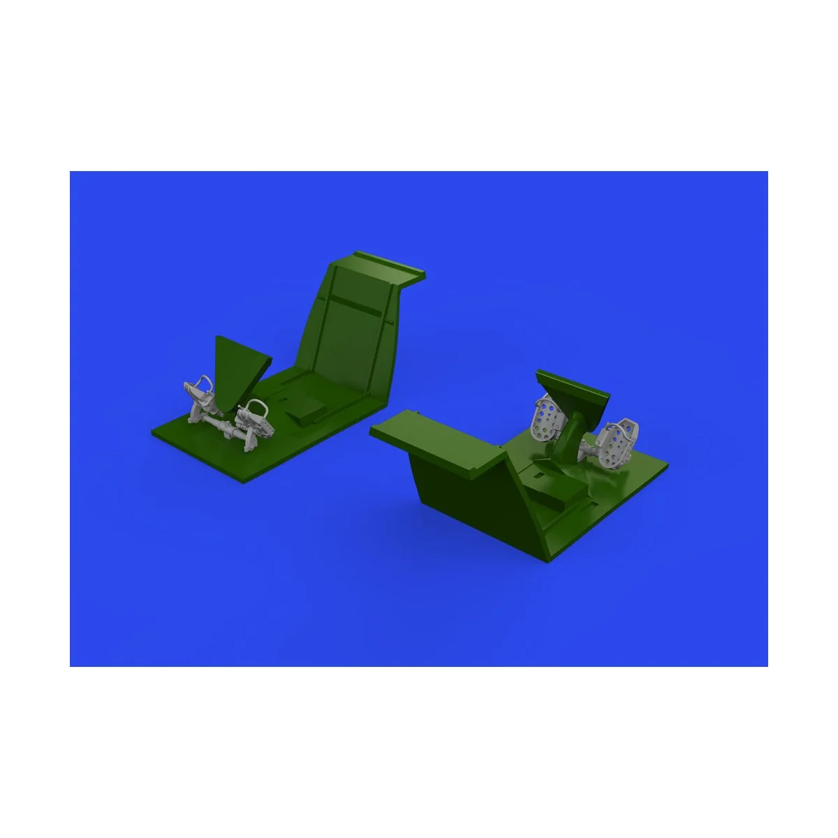 Bf 109E rudder pedals late PRINT, 1/32 - Eduard Accessories 632193
