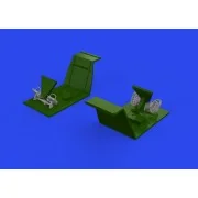 Bf 109E rudder pedals late PRINT, 1/32 - Eduard Accessories 632193