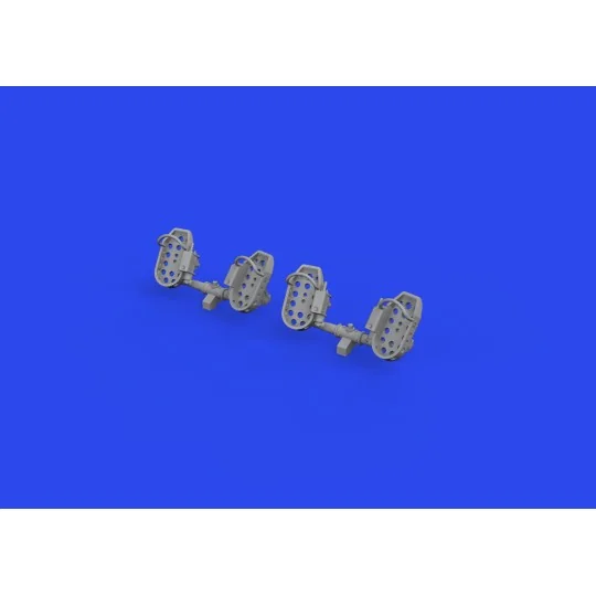 Bf 109E rudder pedals late PRINT, 1/32 - Eduard Accessories 632193