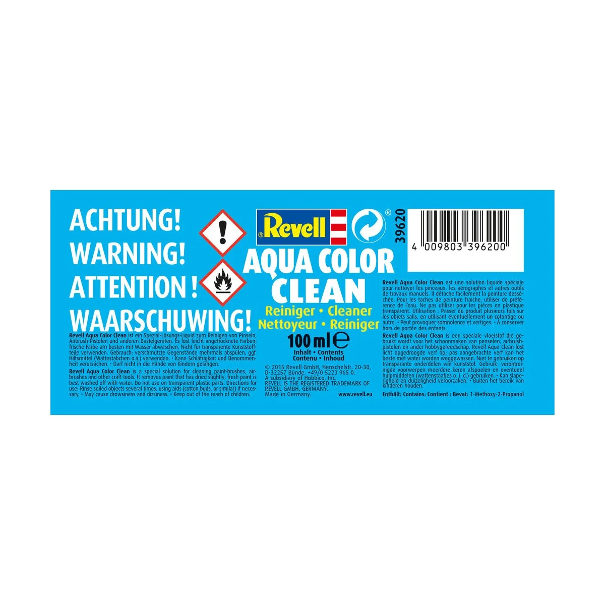 Aqua Color Clean, 100ml - Revell 39620