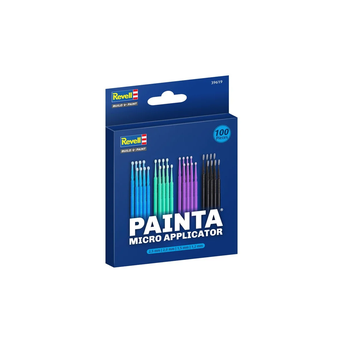 Micro Applicator / 100pcs / 2, 5mm / 2, 0mm / 1, 5mm - Revell 39619