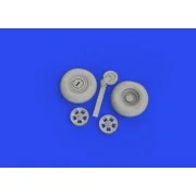 Spitfire Mk.Ia wheels 1/32 KOTARE - Eduard Accessories 632195