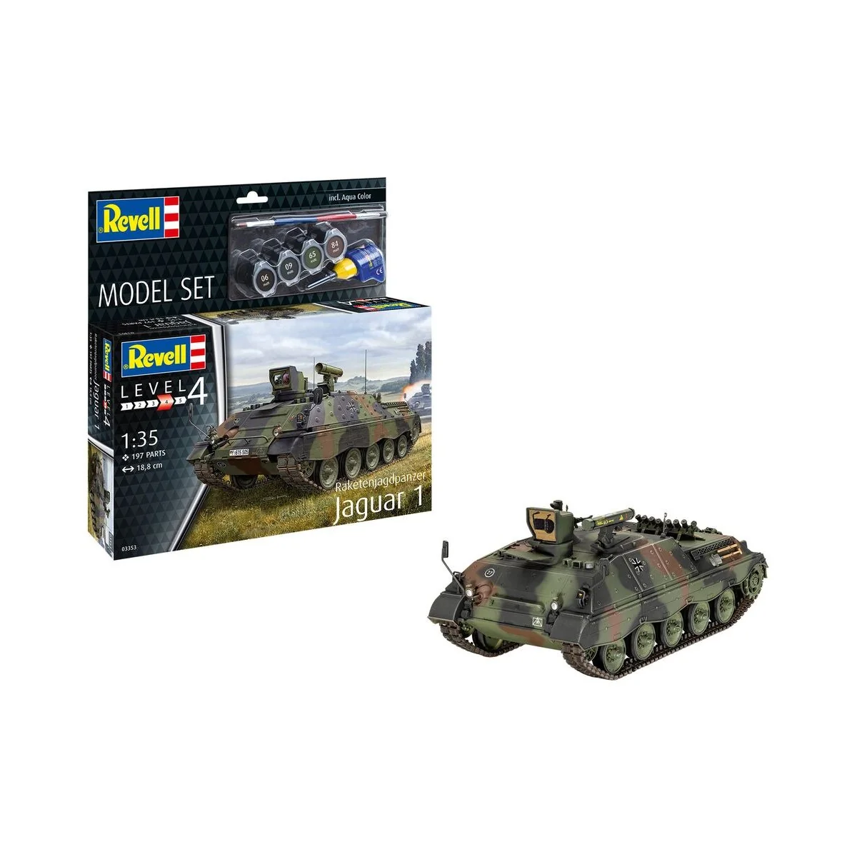 Model Set Raketenjagdpanzer Jaguar 1, 1/35 - Revell 63353