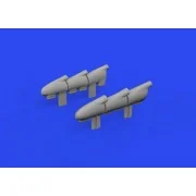 Spitfire Mk.Ia ehaust stacks PRINT 1/32 KOTARE - Eduard Accessories...