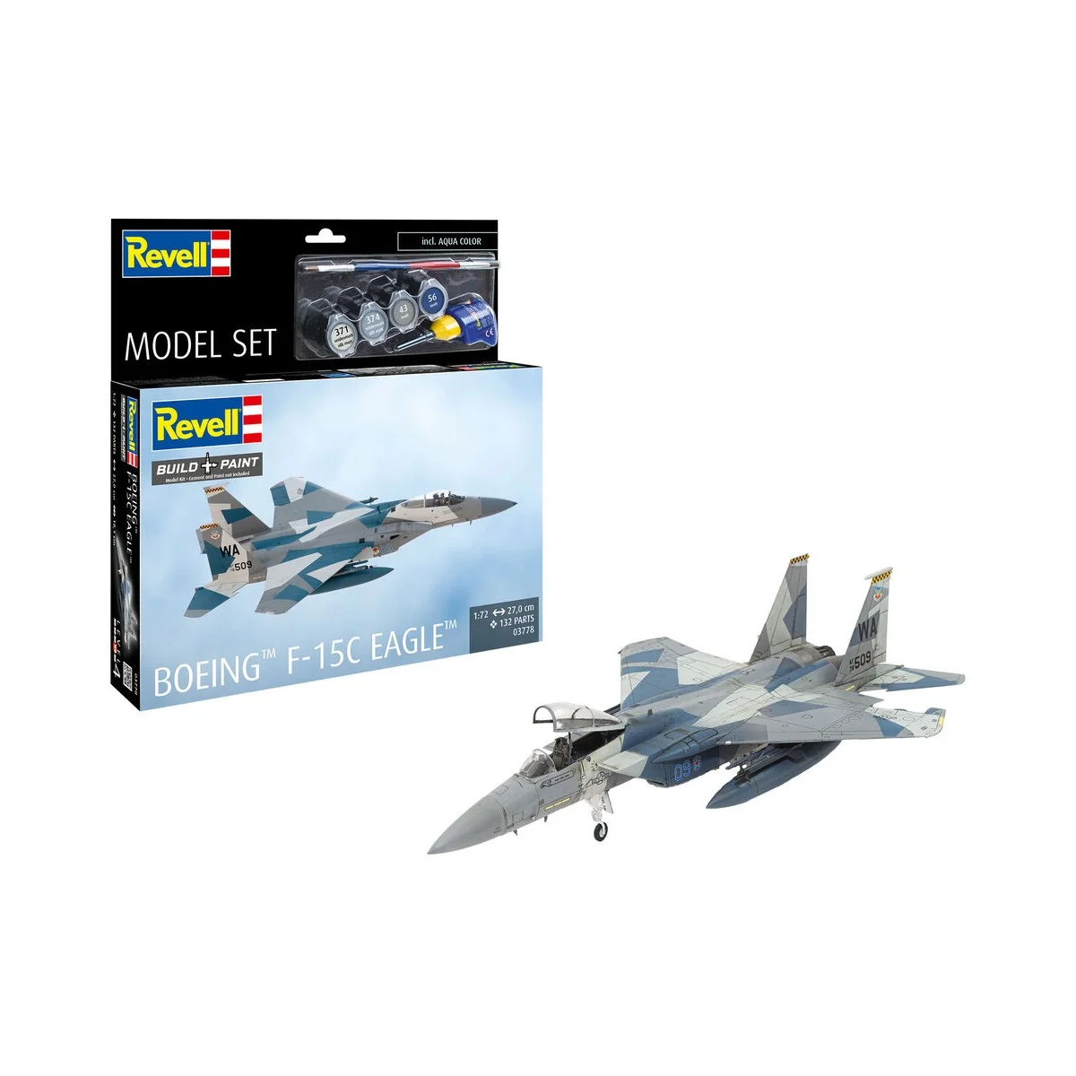 Model Set Boeing F-15C Eagle, 1/72 - Revell 63778