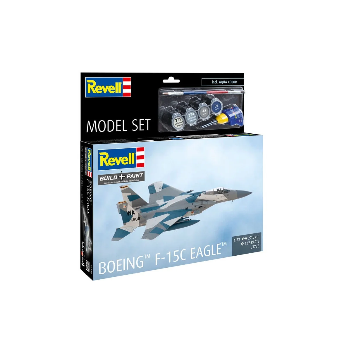 Model Set Boeing F-15C Eagle, 1/72 - Revell 63778