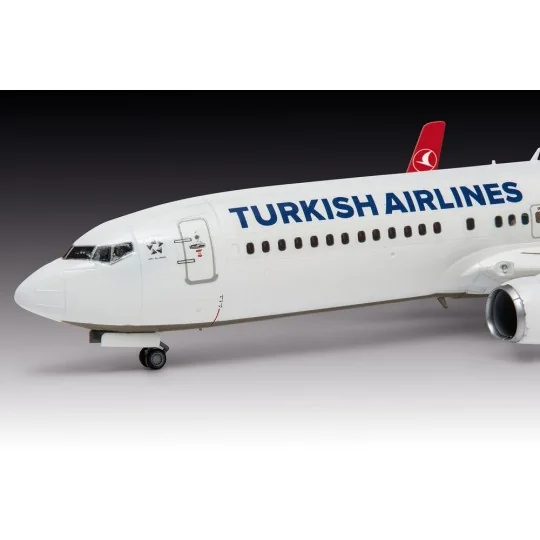 Model Set Boeing 737-800 Turkish Airlines, 1/144 - Revell 63772