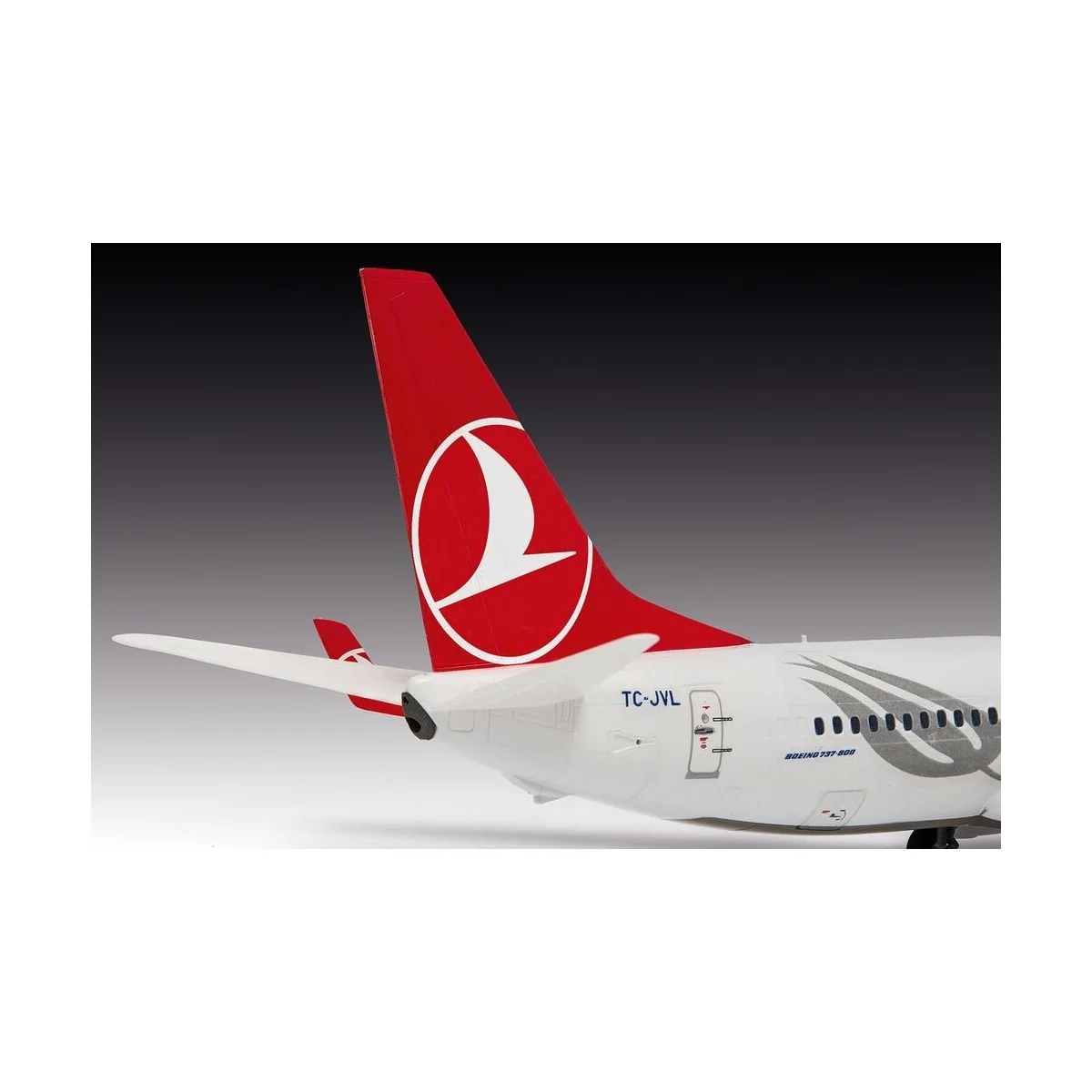 Model Set Boeing 737-800 Turkish Airlines, 1/144 - Revell 63772