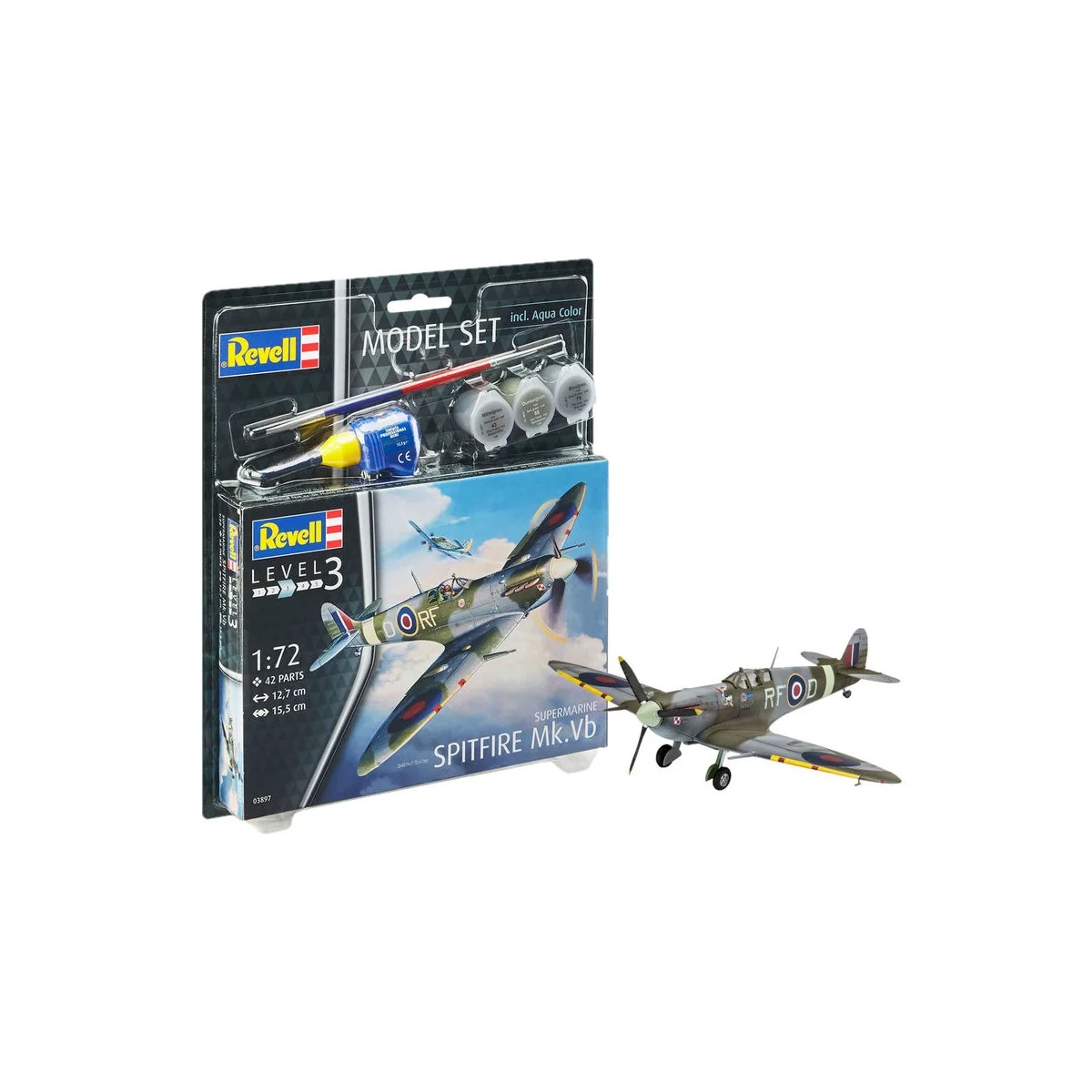 Model Set Supermarine Spitfire M, 1/72 - Revell 63897