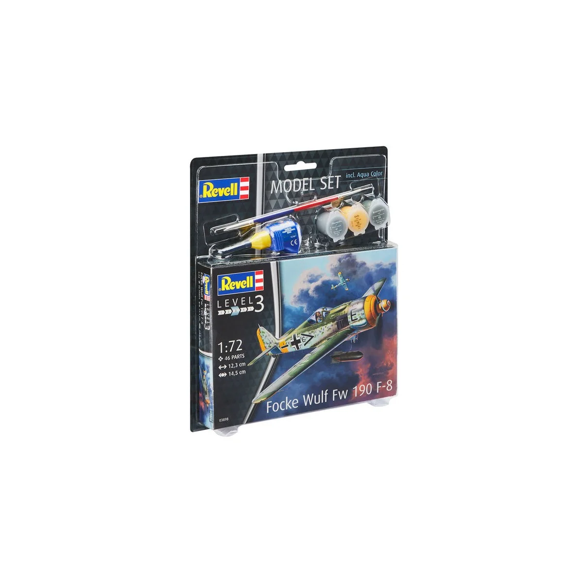 Model Set Focke Wulf Fw190 F-8, 1/72 - Revell 63898