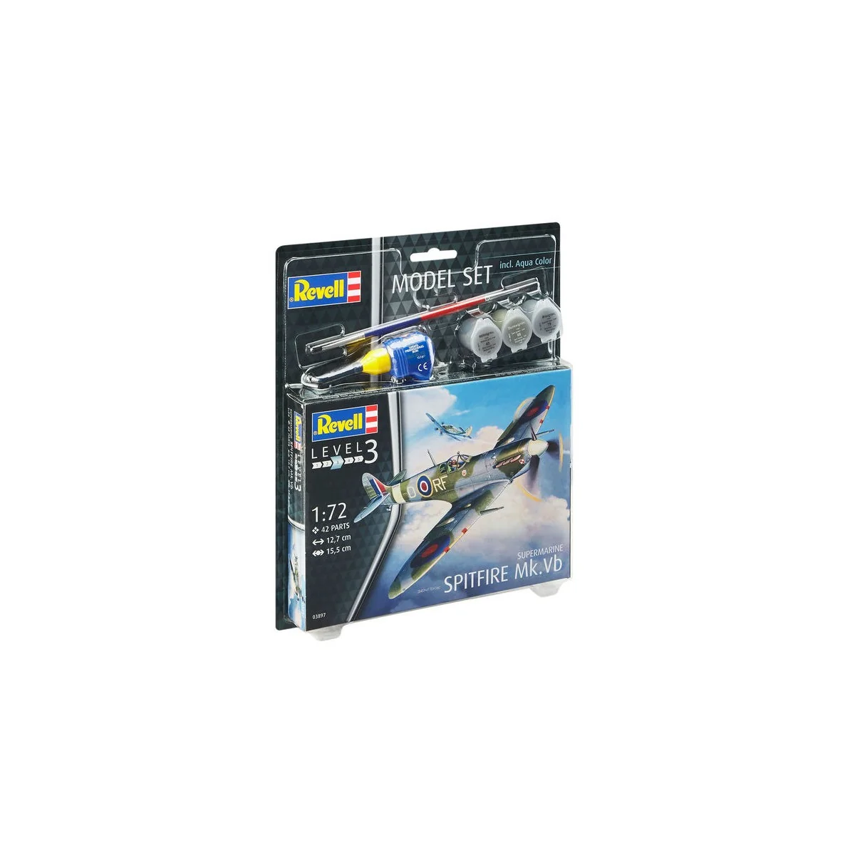 Model Set Supermarine Spitfire M, 1/72 - Revell 63897