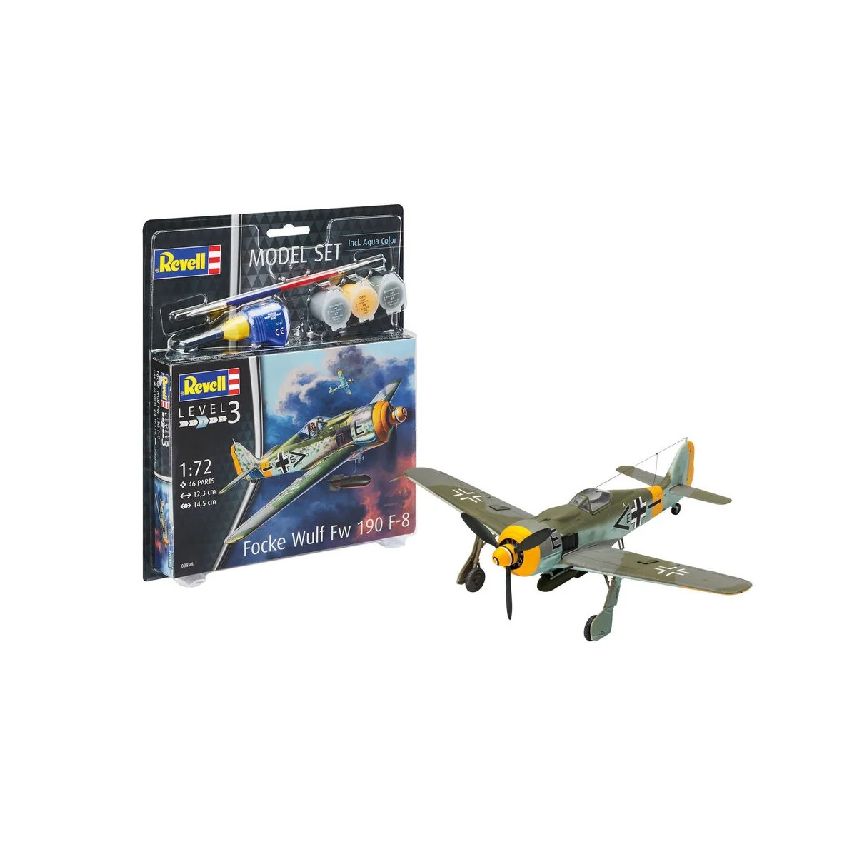 Model Set Focke Wulf Fw190 F-8, 1/72 - Revell 63898