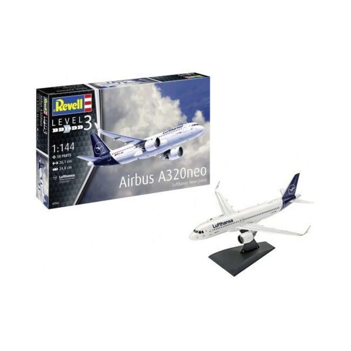 Model Set Airbus A320 neo Luftha, 1/144 - Revell 63942
