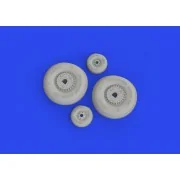 MC.202 wheels 1/32 ITALERI, 1/32 - Eduard Accessories 632198
