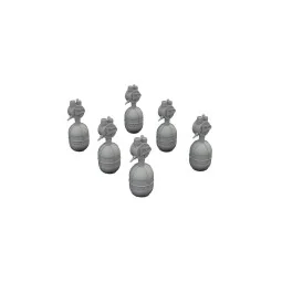 WWII USAAF oxygen cylinder A-4 PRINT - Eduard Accessories 632199