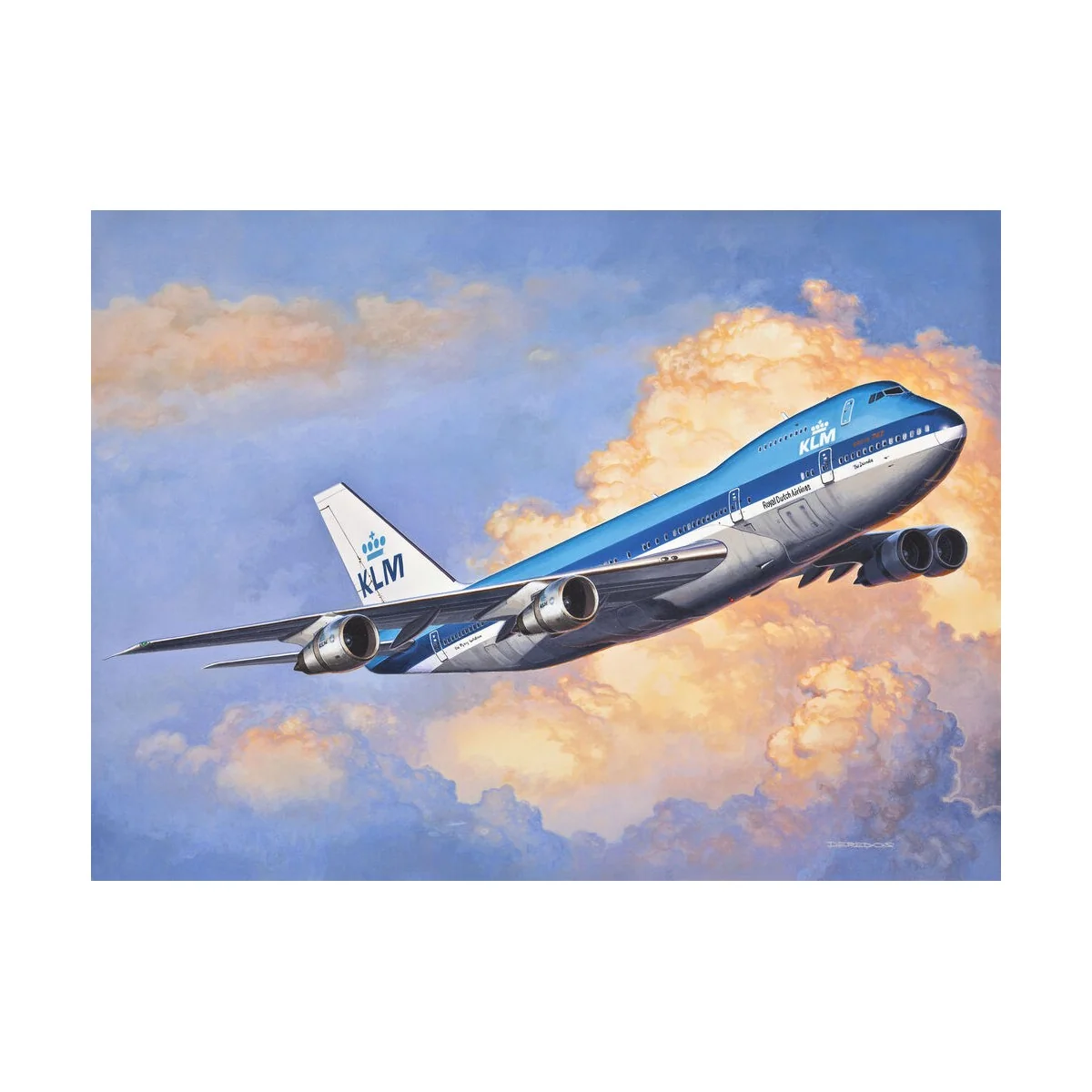 Model Set Boeing 747-200, 1/450 - Revell 63999
