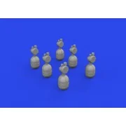 WWII USAAF oxygen cylinder A-4 PRINT, 1/32 - Eduard Accessories 632199 WWII USAAF oxygen cylinder A-4 PRINT, 1/32 - Eduard Accessories 632199