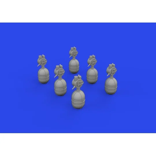 WWII USAAF oxygen cylinder A-4 PRINT, 1/32 - Eduard Accessories 632199 WWII USAAF oxygen cylinder A-4 PRINT, 1/32 - Eduard Accessories 632199