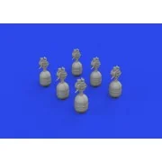 WWII USAAF oxygen cylinder A-4 PRINT - Eduard Accessories 632199