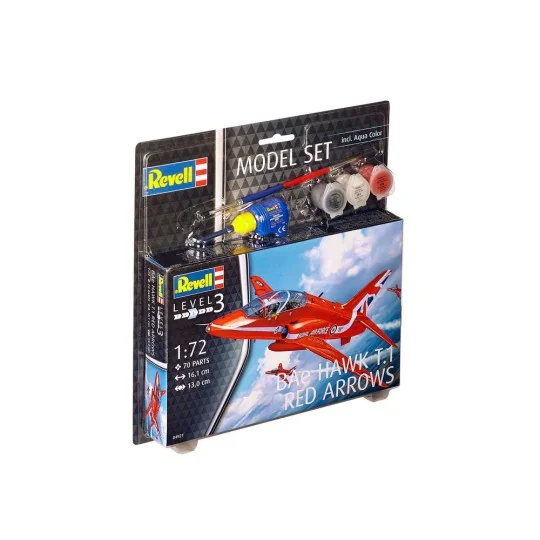 Model Set BAe Hawk T.1 Red Arrow, 1/72 - Revell 64921