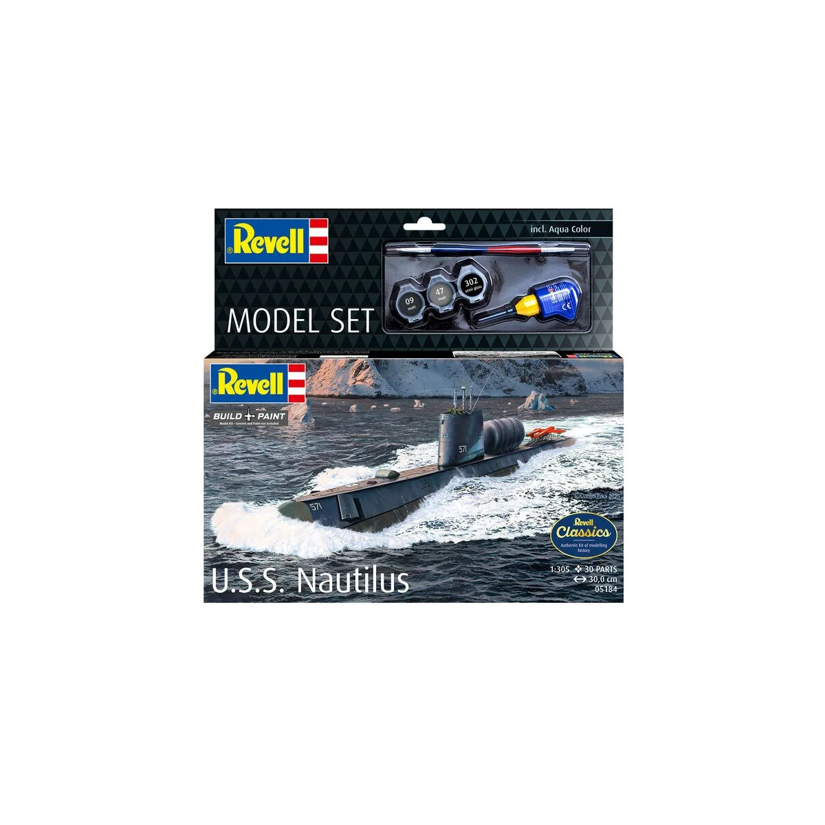 Model Set U.S.S. Nautilus, 1/305 - Revell 65184