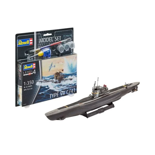 Model Set German Submarine Type, 1/350 - Revell 65154