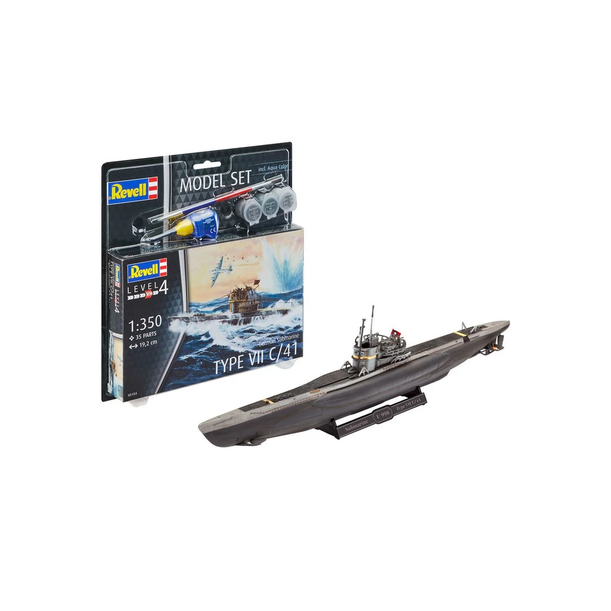 Model Set German Submarine Type, 1/350 - Revell 65154