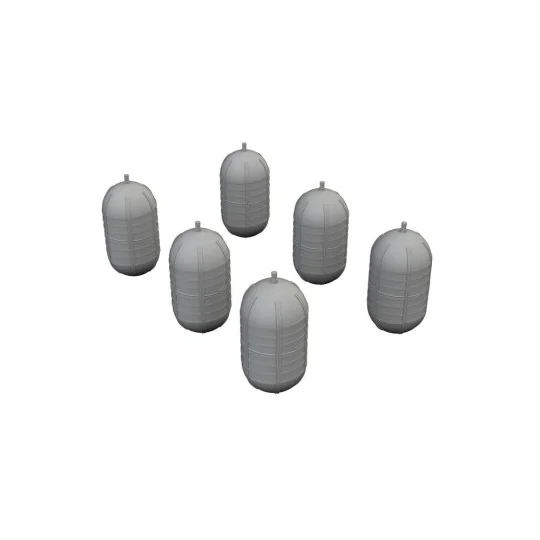 WWII USAAF oxygen tank G-1 PRINT, 1/32 - Eduard Accessories 632201