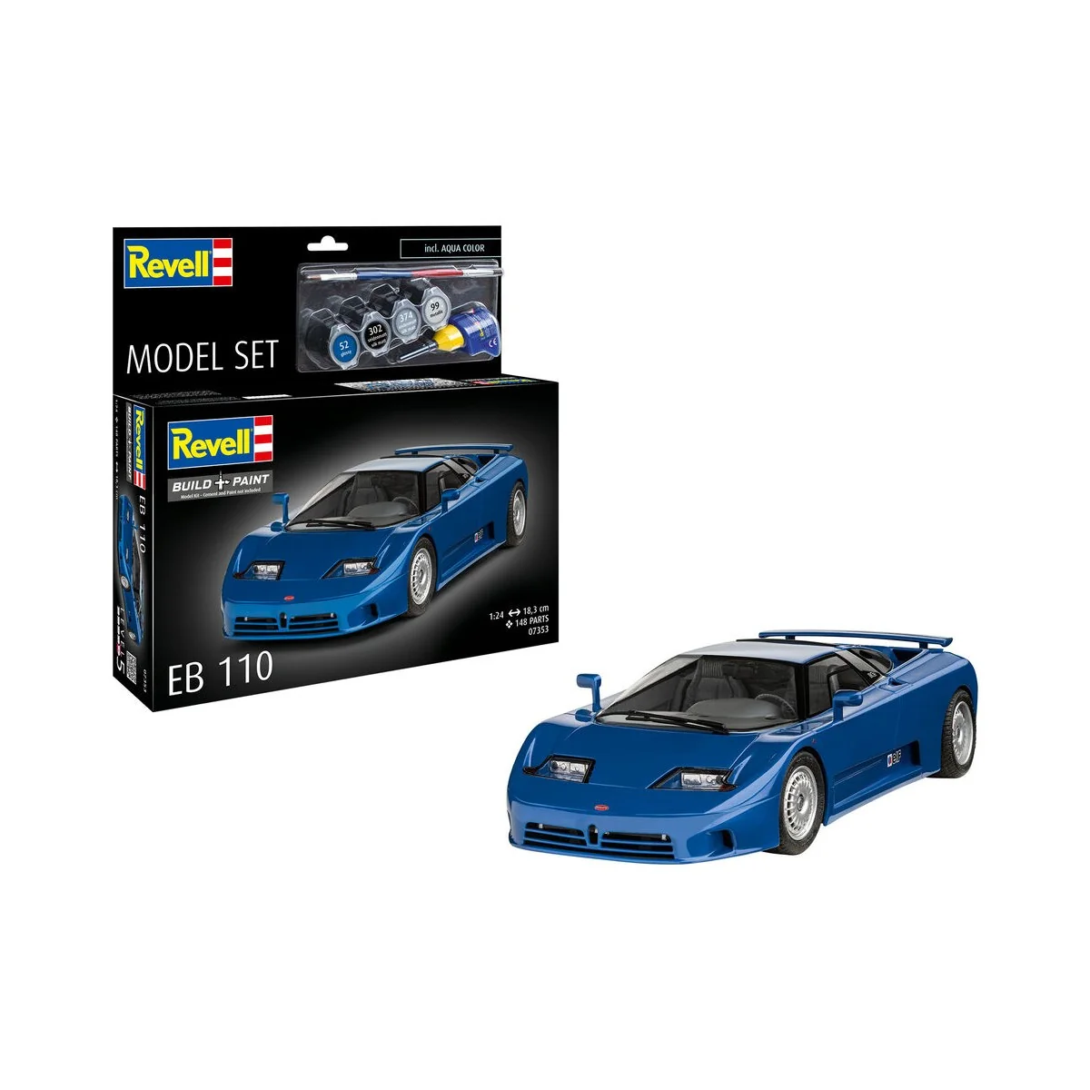 Model Set Bugatti EB110, 1/24 - Revell 67353