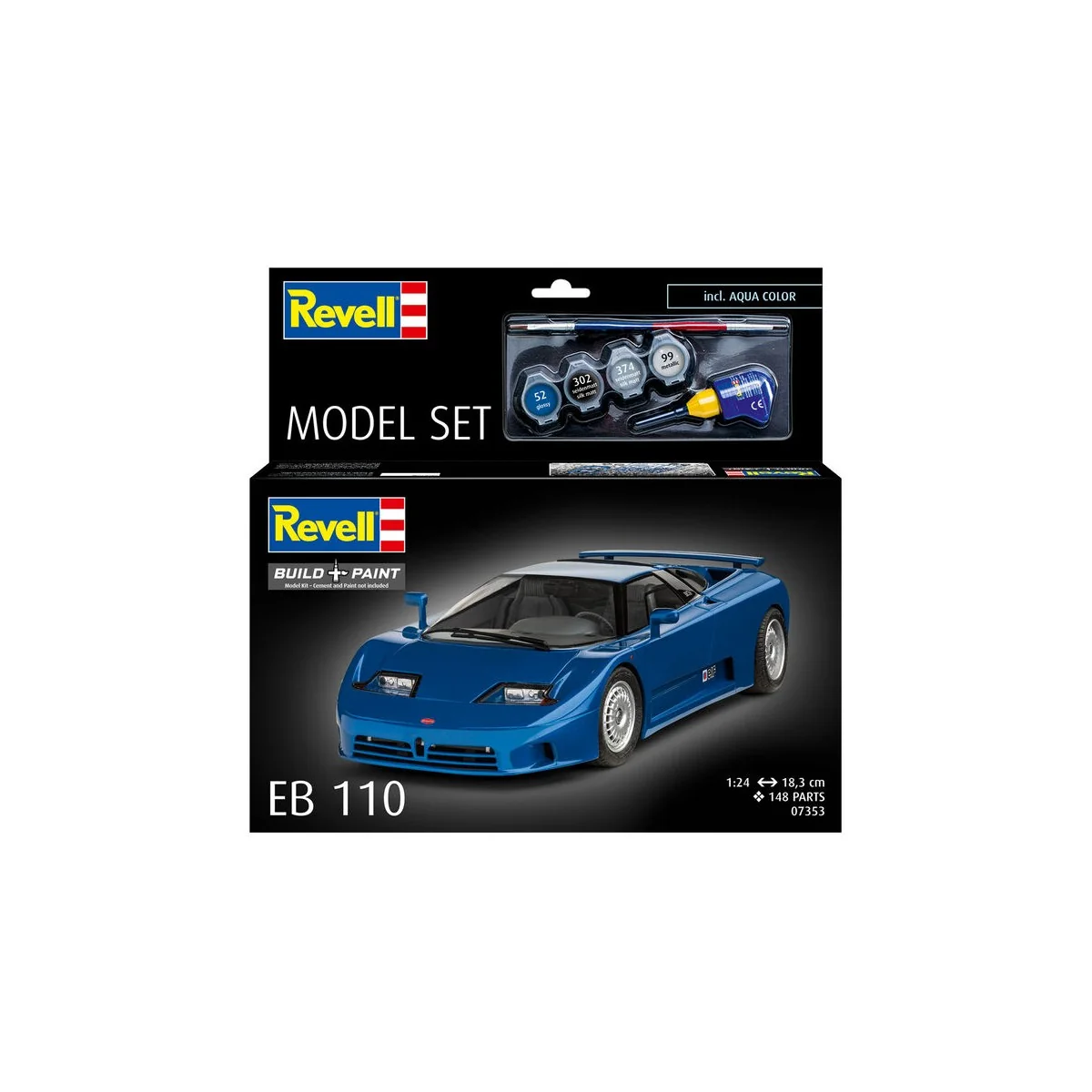 Model Set Bugatti EB110, 1/24 - Revell 67353
