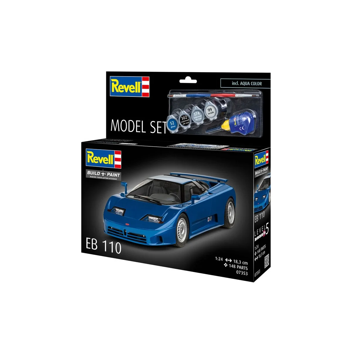 Model Set Bugatti EB110, 1/24 - Revell 67353