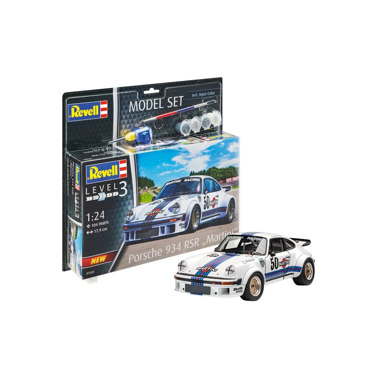 Model Set Porsche 934 RSR"Martin, 1/24 - Revell 67685