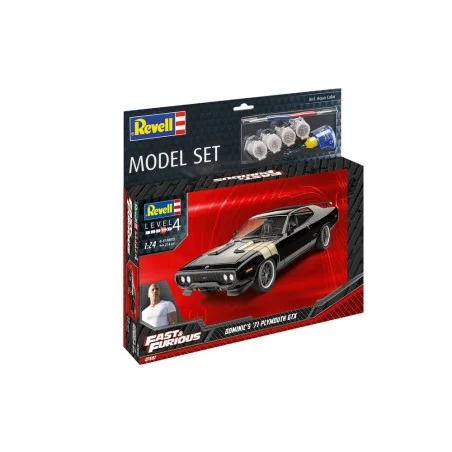 Model Set F&F Dominics 1971 Plymouth GTX, 1/24 - Revell 67692