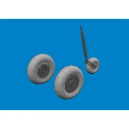 Bf 109K-4 wheels for Kotare - Eduard Accessories 632206