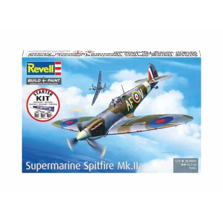 Starter Kit Spitfire Mk.IIa, 1/72 - Revell 73953