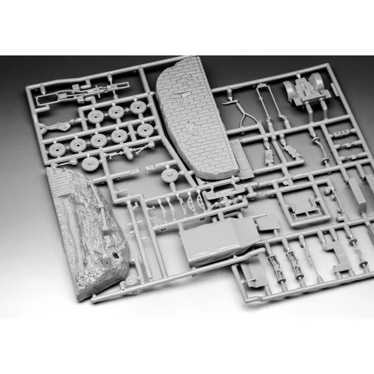 Starter Kit Krupp Protze KFZ 69 with 3, 7cm Pak, 1/76 - Revell 73344