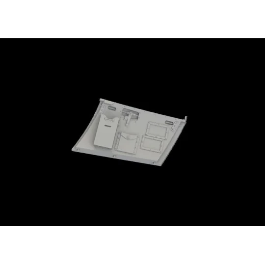 Hurricane Mk.II cockpit door PRINT for Revell, 1/32 - Eduard Access...